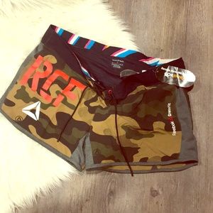 Reebok crossfit camo shorts size L